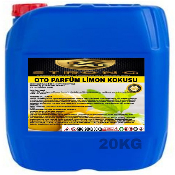 STRONG OTO PARFÜM LİMON 20KG ürün görseli 1