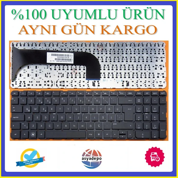 Hp Pavilion M6-1000ET Klavye Tuş Takımı Siyah TR ürün görseli 1