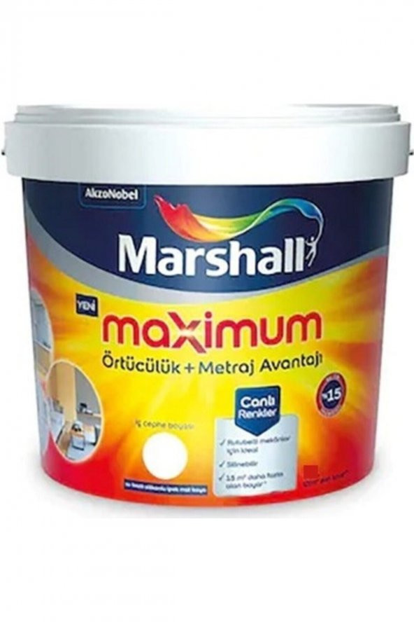 Marshall İç Cephe Boyası 15 L ürün görseli 1