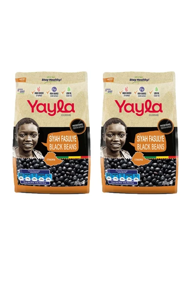 Yayla Gurme Siyah Fasulye 500 Gr x 2 Adet ürün görseli 1