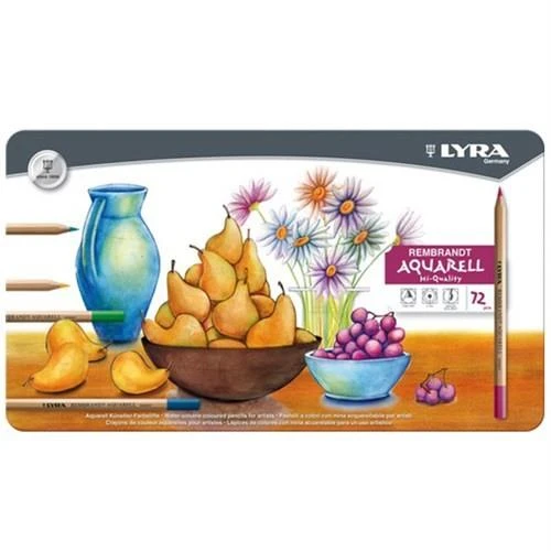 Lyra Rembrandt Acquarell Sulanabilir Kuru Boya 72'li Metal Kutu L20117 ürün görseli 1