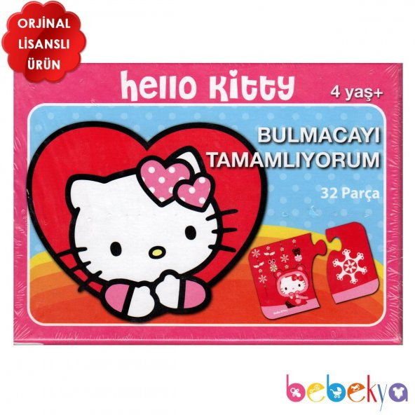 Hello Kitty Eşleştirme Yapboz Kartları 32 Parçalı Puzzle ürün görseli 1