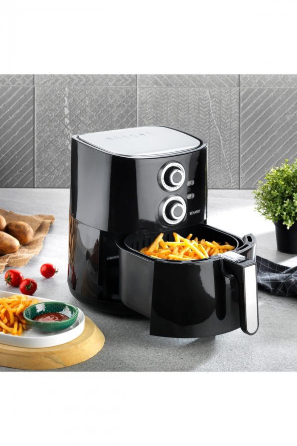 Schafer Siyah Fıt Fry Sıcak Hava Fritözü ürün görseli 1