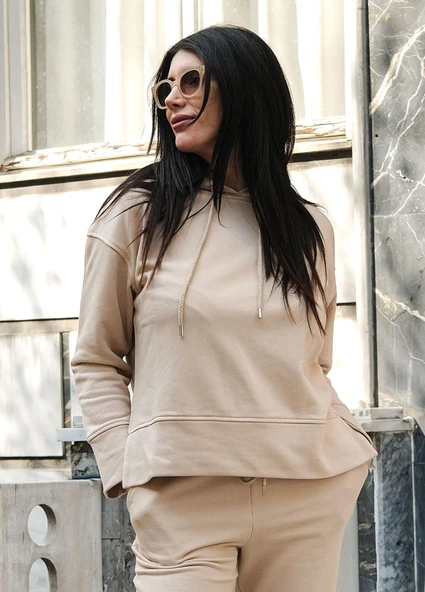 The Mia Mage Sweatshirt Taş S - Resim 2