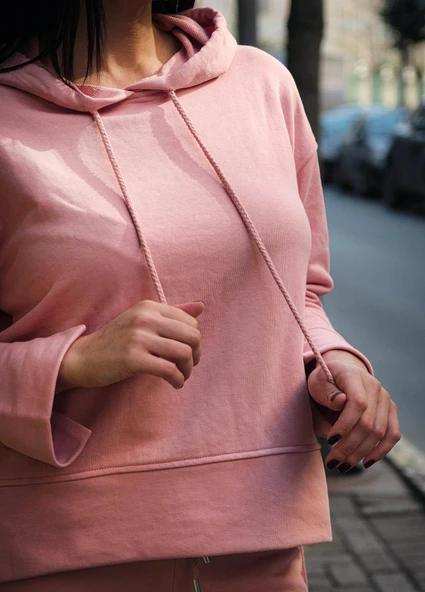 The Mia Mage Sweatshirt Pudra S - Resim 2