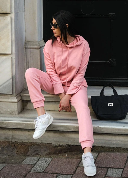 The Mia Mage Sweatshirt Pudra M - Resim 3