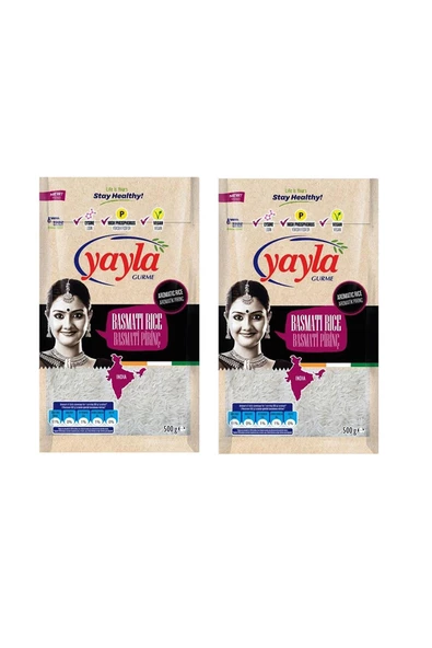 Yayla Basmati Pirinç 500 gr x 2 Adet ürün görseli 1