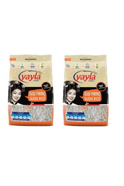 Yayla Suşi Pirinç 500 gr x 2 Adet ürün görseli 1