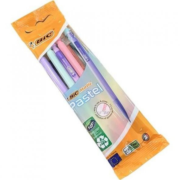 BIC BICMATIC PASTEL VERSATIL KALEM 07 5LI BLS - Resim 2