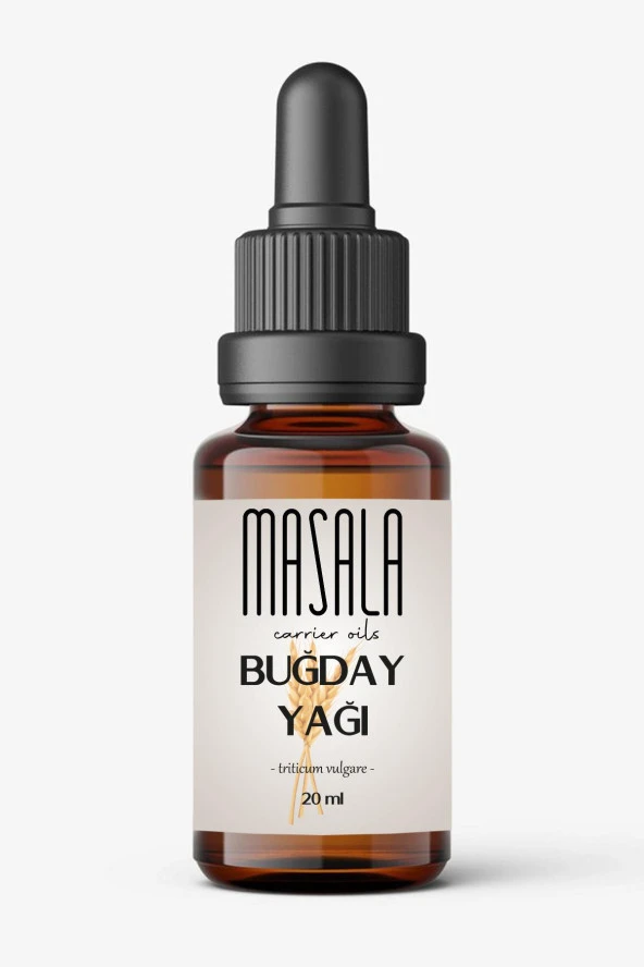Masala Buğday Yağı 20 ml. Soğuk Pres (Wheat Carrier Oil) ürün görseli 1