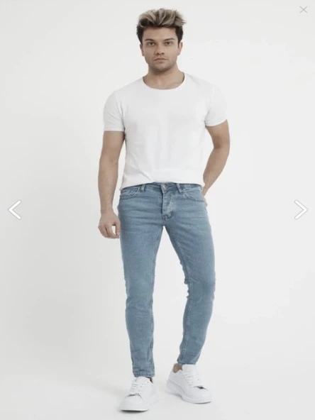 Hacker T 175-832 Erkek Denim Tom Slim Likralı Kot Pantolon ürün görseli 1