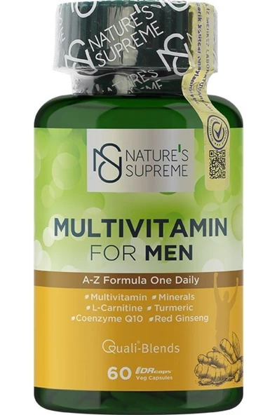 Natures Supreme Multivitamin For Men 60 Kapsül ürün görseli 1