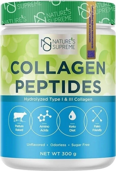 Natures Supreme Collagen Peptides Powder 300 Gr ürün görseli 1