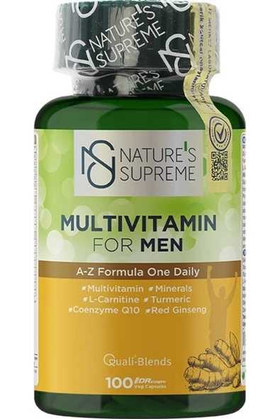 Natures  Supreme Multivitamin For Men 100 Kapsül ürün görseli 1