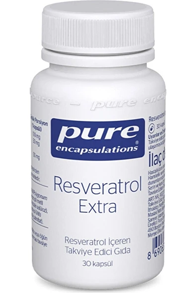 Pure Encapsulations Resveratrol Extra 30 Kapsül ürün görseli 1