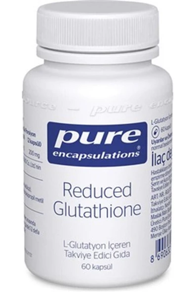 Pure Encapsulations Pure Reduced Glutathione 60 Kapsül ürün görseli 1