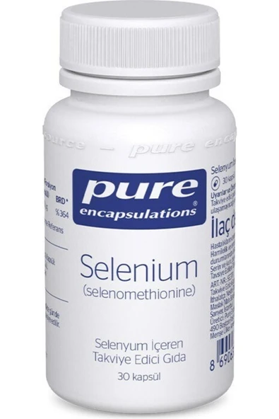 Pure Encapsulations Selenium 200 Mcg 30 Kapsül ürün görseli 1