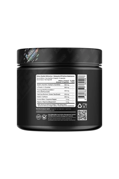 Kingsize Nutrition Fire Caps 180 Kapsül - Resim 2