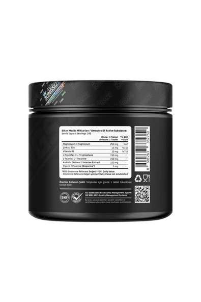 Kingsize Nutrition Zma Complex 100 Tablet - Resim 2