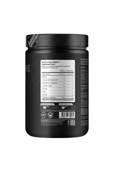 Kingsize Nutrition Glutamine Powder 750 Gr - Resim 2