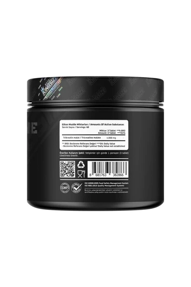 Kingsize Nutrition Tri-creatine Malate 180 Tablet - Resim 2