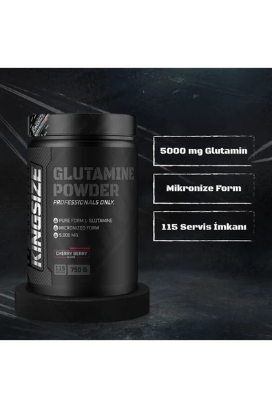 Kingsize Nutrition Glutamine Powder 750 Gr - Resim 3