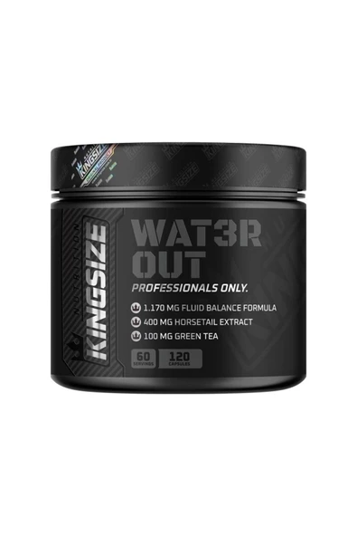 Kingsize Nutrition Wat3r-out 120 Kapsül ürün görseli 1
