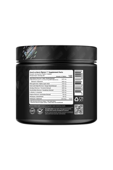 Kingsize Nutrition Black Guardian 120 Tablet - Resim 2