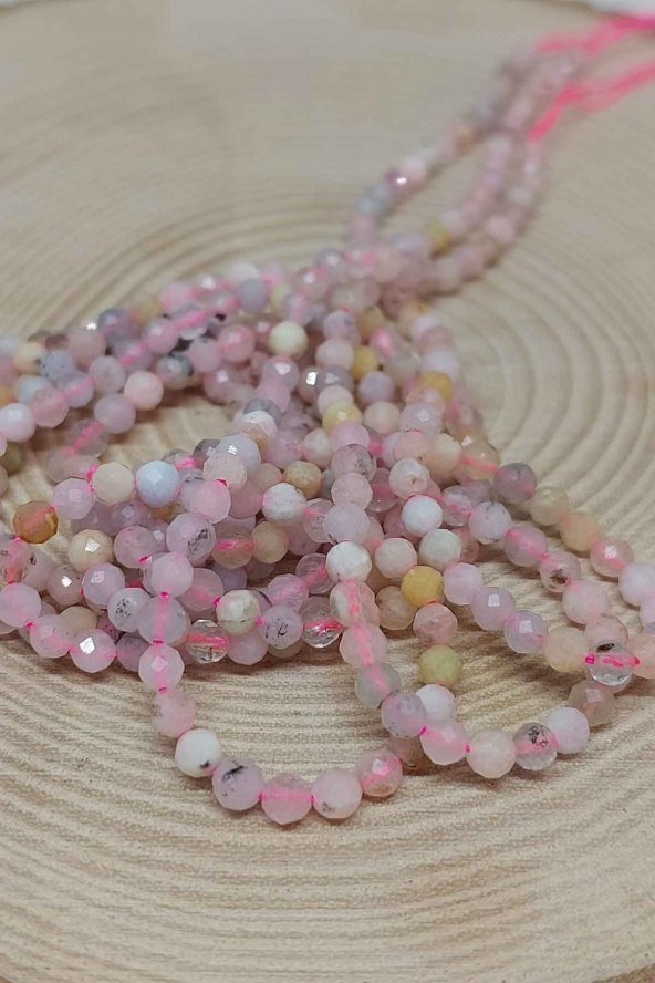 Pembe Opal Taşı Dizi 3mm ürün görseli 1