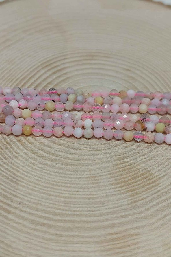 Pembe Opal Taşı Dizi 3mm - Resim 2