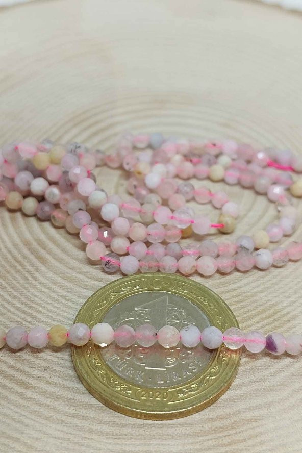 Pembe Opal Taşı Dizi 3mm - Resim 3