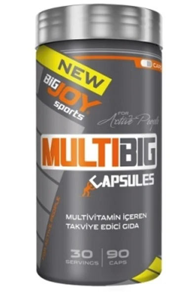 Big Joy Sports Multibig Vitamin Mineral 90 Kapsül ürün görseli 1