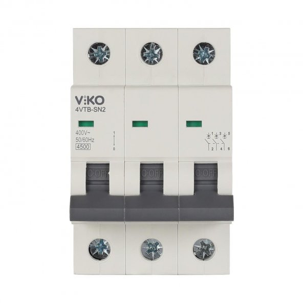Viko 3x20A Trifaze B Tipi 4,5kA Otomatik Sigorta ürün görseli 1