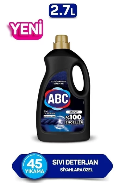Abc Çamaşır Sıvısı 2,7L Siyah ürün görseli 1