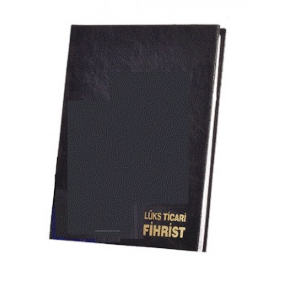 Gülpaş Ticari Fihrist 17X24 8 Li Siyah ürün görseli 1