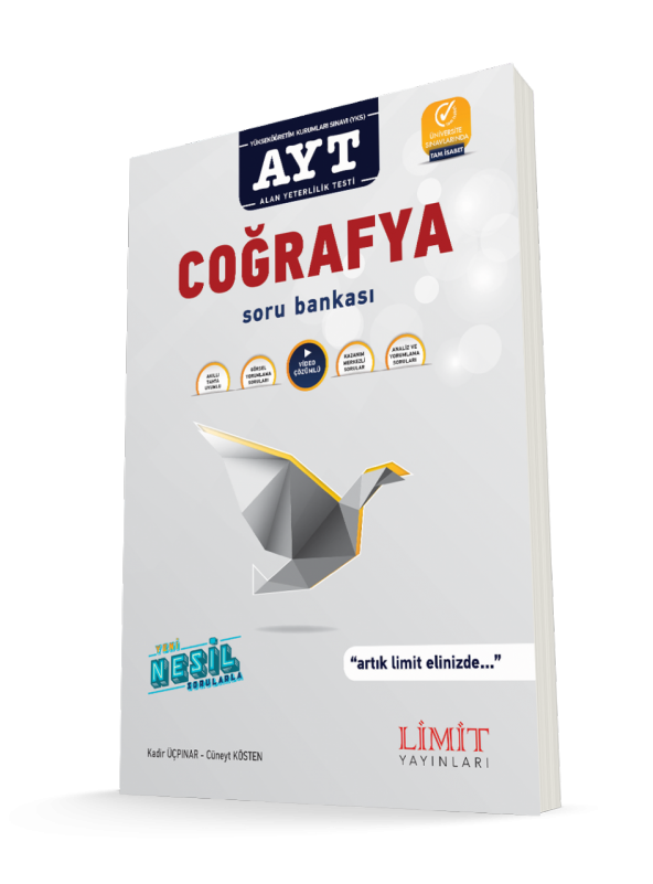 AYT Coğrafya Soru Bankası Limit Yayınları ürün görseli 1