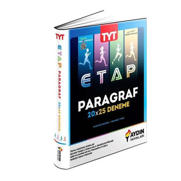 Aydın YKS TYT Paragraf ETAP 20x25 Deneme Video Çözümlü Aydın Yayınları ürün görseli 1