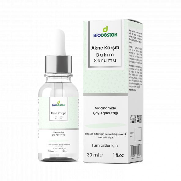 BİODESTEK AKNE KARŞITI BAKIM SERUMU 30 ML ürün görseli 1