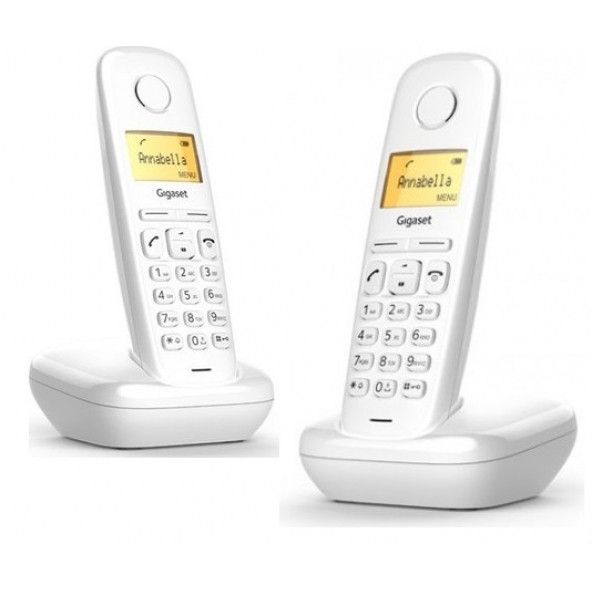 Gigaset 1 Harici 2 Dahili Dect Telsiz Kablosuz Telefon Santrali Beyaz ürün görseli 1