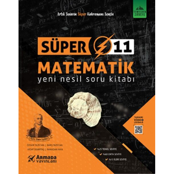 Armada Yayınları 11. Sınıf Matematik Süper Yeni Nesil Soru Kitabı ürün görseli 1
