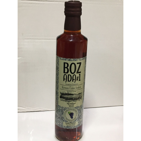 PERİNTHOS NEŞE NATURAL DOĞAL BOZCAADA KIRMIZI ÜZÜM SİRKESİ 500 ML CAM ŞİSE ürün görseli 1