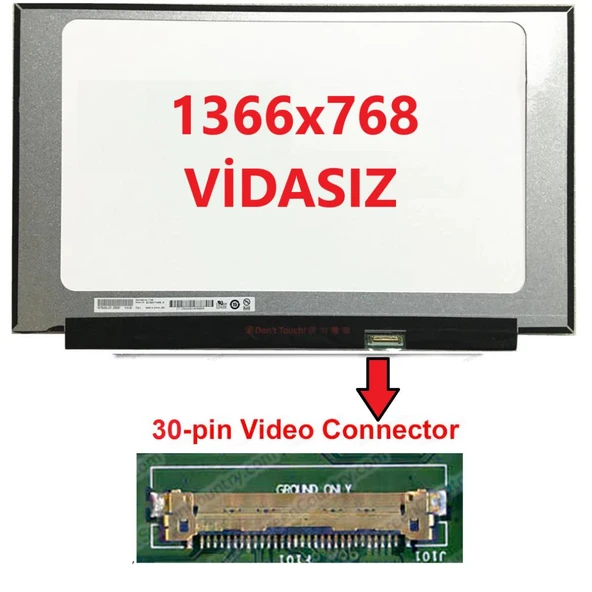 B156XTN08.1 HW3A Ekran 15.6 Slim 30 pin vidasız ürün görseli 1