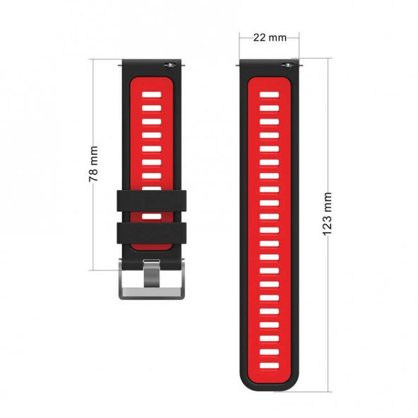 Xiaomi Amazfit GTS KRD-55 Silikon Kordon - Resim 2
