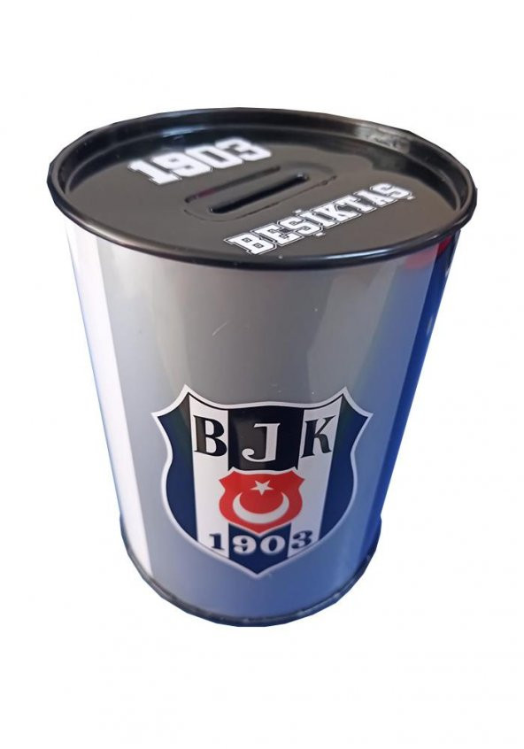Beşiktaş Metal Kumbara Orta Boy Orjinal Lisanslı 1 Adet Bjk Kumbara Taraftar Kumbara Kara Kartal 12x9 cm ürün görseli 1