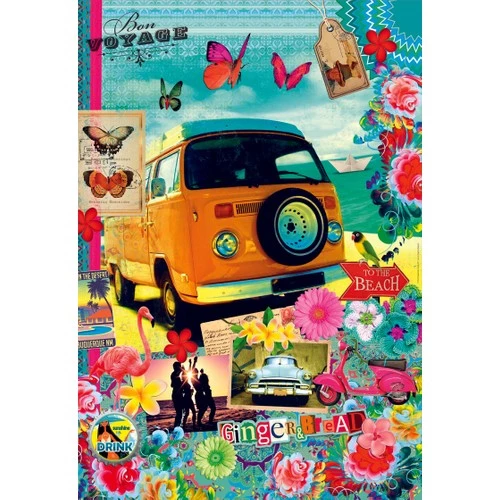 Educa 1000 Parça Yapboz Bon Voyage Educa Puzzle Yapıştırıcısı Dahil ürün görseli 1