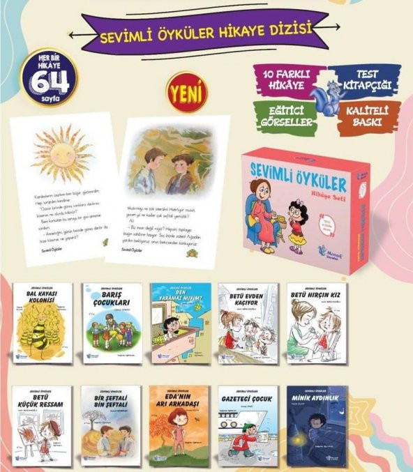 Morışık 3. Sınıf Sevimli Öyküler Dizisi 10 Kitap ürün görseli 1