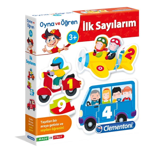 Clementoni İlk Sayılarım Yapboz Oyna ve Öğren Serisi ürün görseli 1