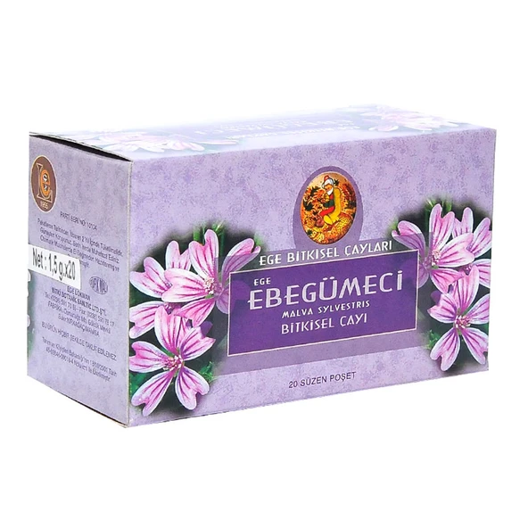 Ebegümeci Otu Bitki Çayı 20 Süzen Poşet - Resim 3