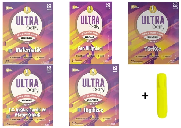 Palme 8.sınıf Ultra Tüm Dersler Denemeleri 1.dönem MFTİİ ürün görseli 1