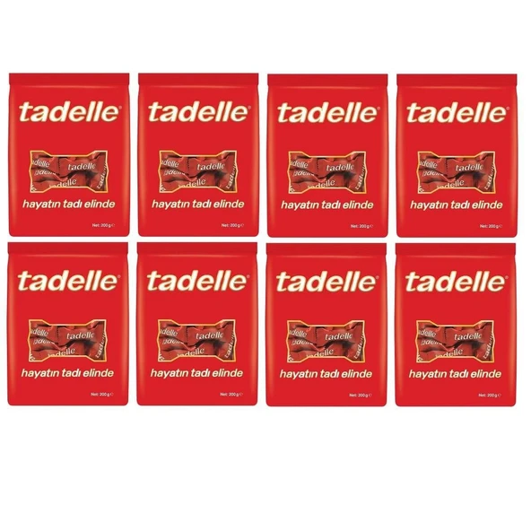 Tadelle Mini Fındık Dolgulu Sütlü Çikolata 200 gr X 8 Pk ürün görseli 1